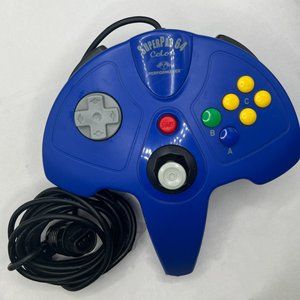 Blue SuperPad 64 Controller for N64 Console